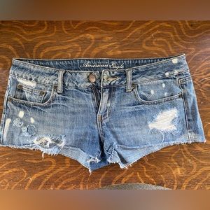 American eagle blue Jean shorts size 8
